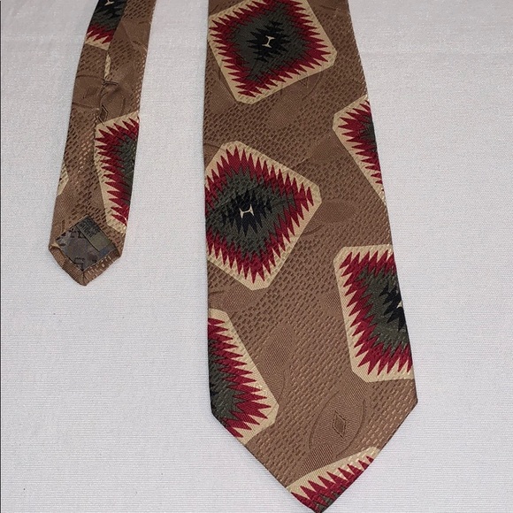 Talbott Studio Patterned Silk Tie NWOT - Picture 2 of 4